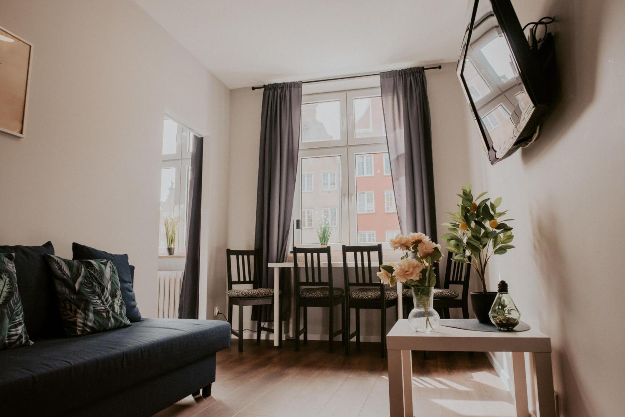 Lemon Tree Apartament Sw Ducha Gdansk Apartman Kültér fotó