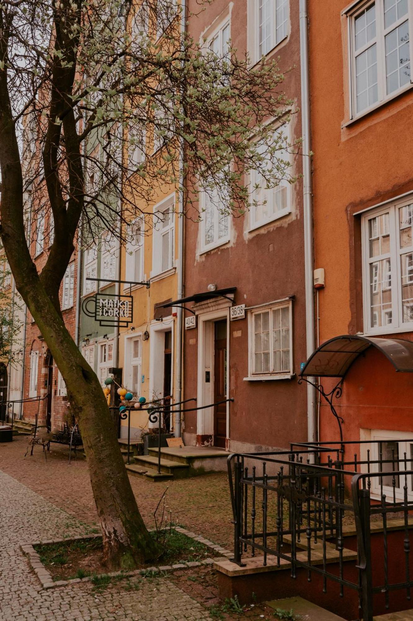 Lemon Tree Apartament Sw Ducha Gdansk Apartman Kültér fotó